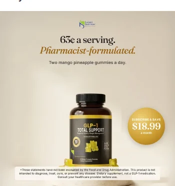Summit Nutritions ad: 63 cents a serving